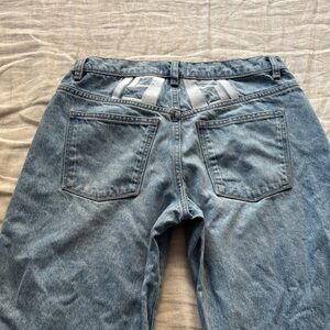 DL1961 Sky Blue Wide Leg Jeans